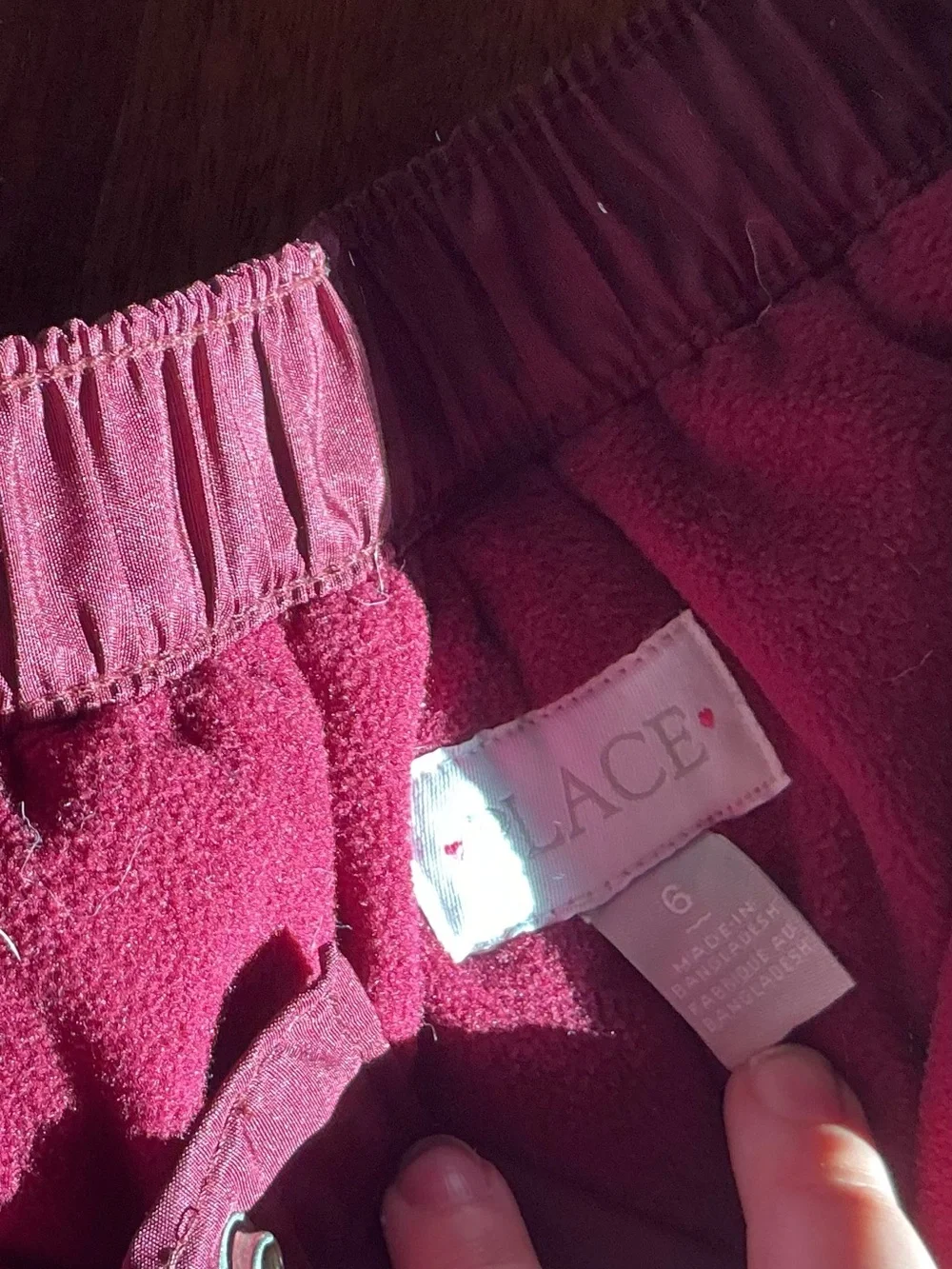 The Childrens Place insulated burgundy